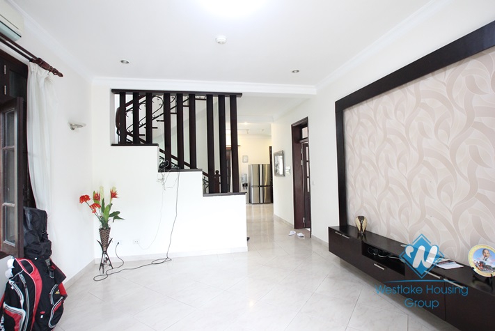 High quality house for rent with garden around in Ciputra area, Tay Ho District, Ha Noi